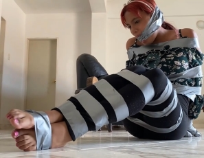 Her Little Princess Wanted To Be Duct Taped Like The Girl From The Bondage Video!